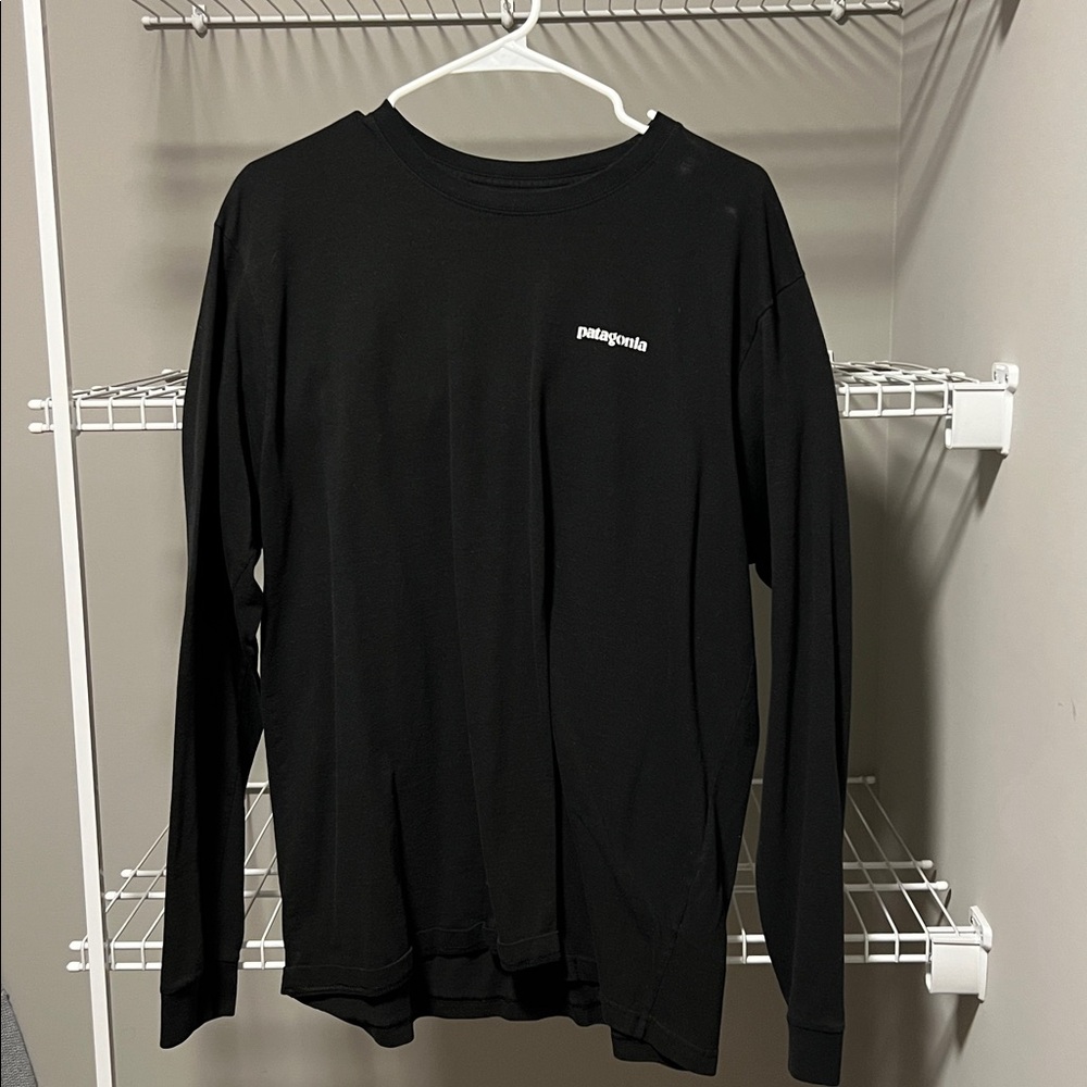 Patagonia Black Long Sleeve Shirt Size Large